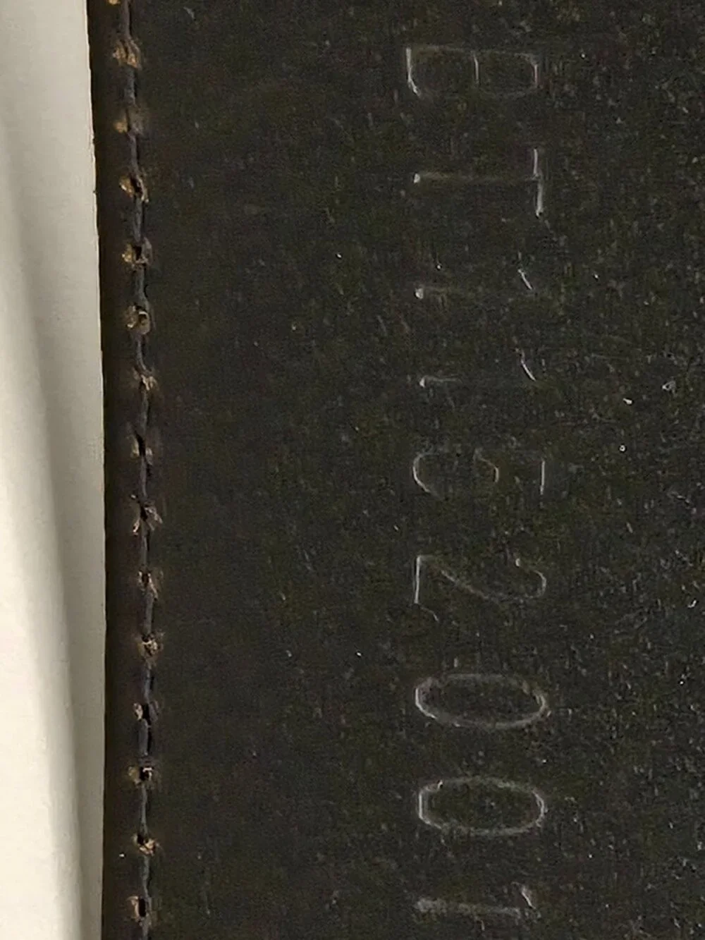 Fossil Black Genuine Leather Belt/BT115200102/Medium